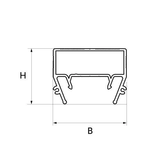 Profile for stretch ceiling 47.36x35.6