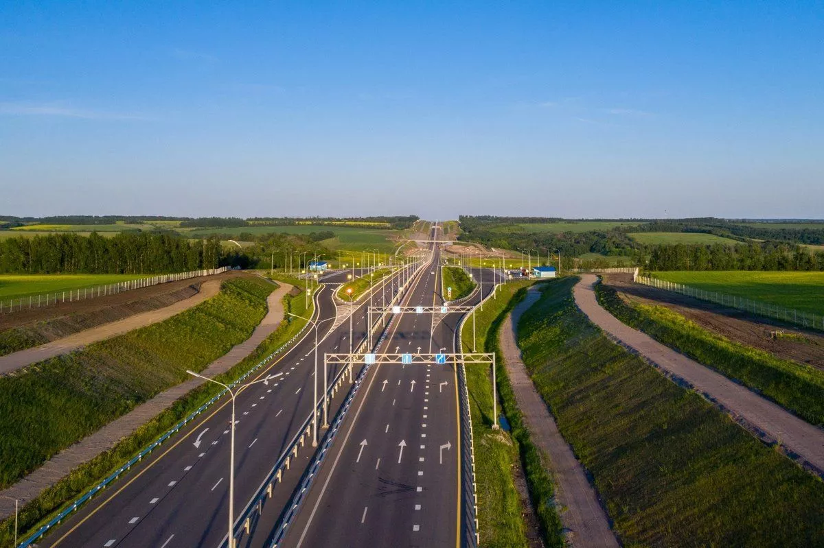 Дорожные ограждения  автомобильная дорога М2 «Крым»