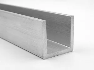 Швеллер алюминиевый 112x80x2
