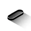 Flat oval pipe 115x42x4.0