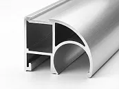 Aluminum profile for a wardrobe 33.5x26