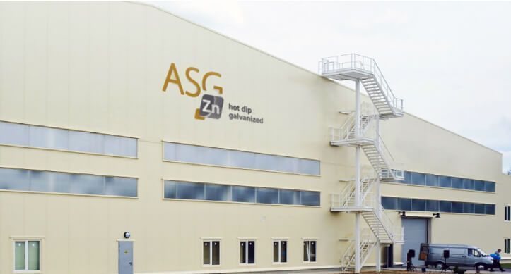 Hot-dip galvanizing plant in the Leningrad region