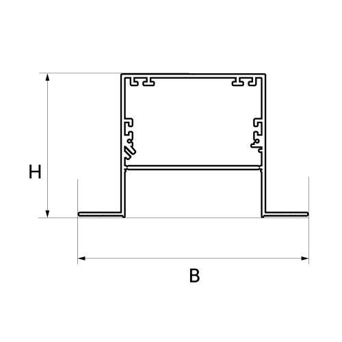 LED profile 160.8x100