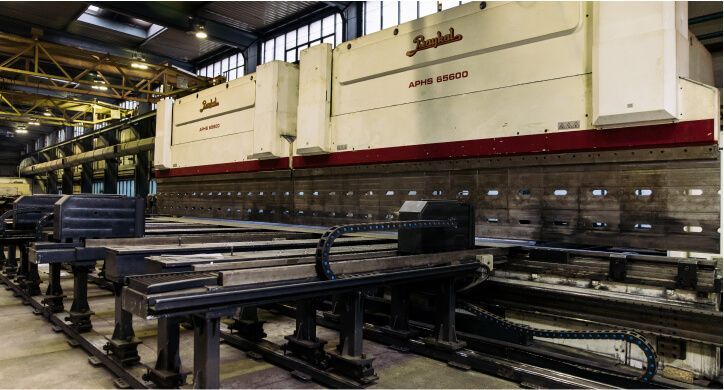 Installation of a new Baykal press brake